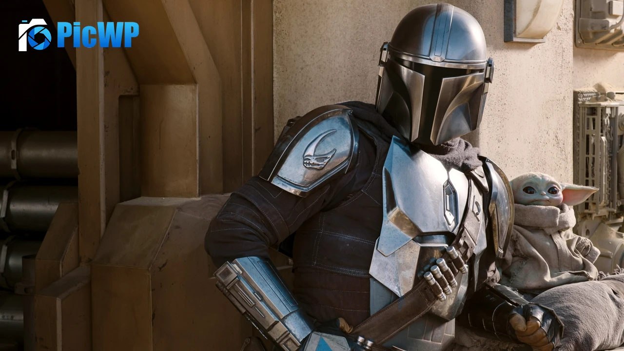 The Mandalorian Silver Armor 4K PC Wallpaper