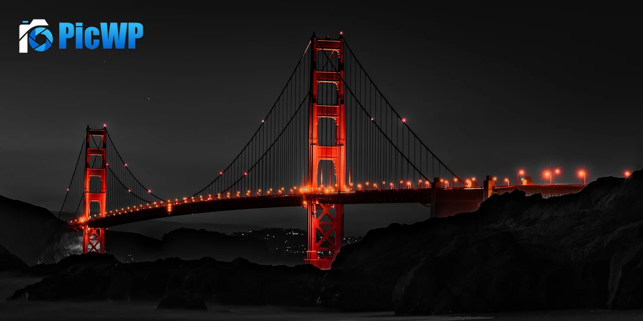 Golden Gate Bridge Night 4K PC Wallpaper