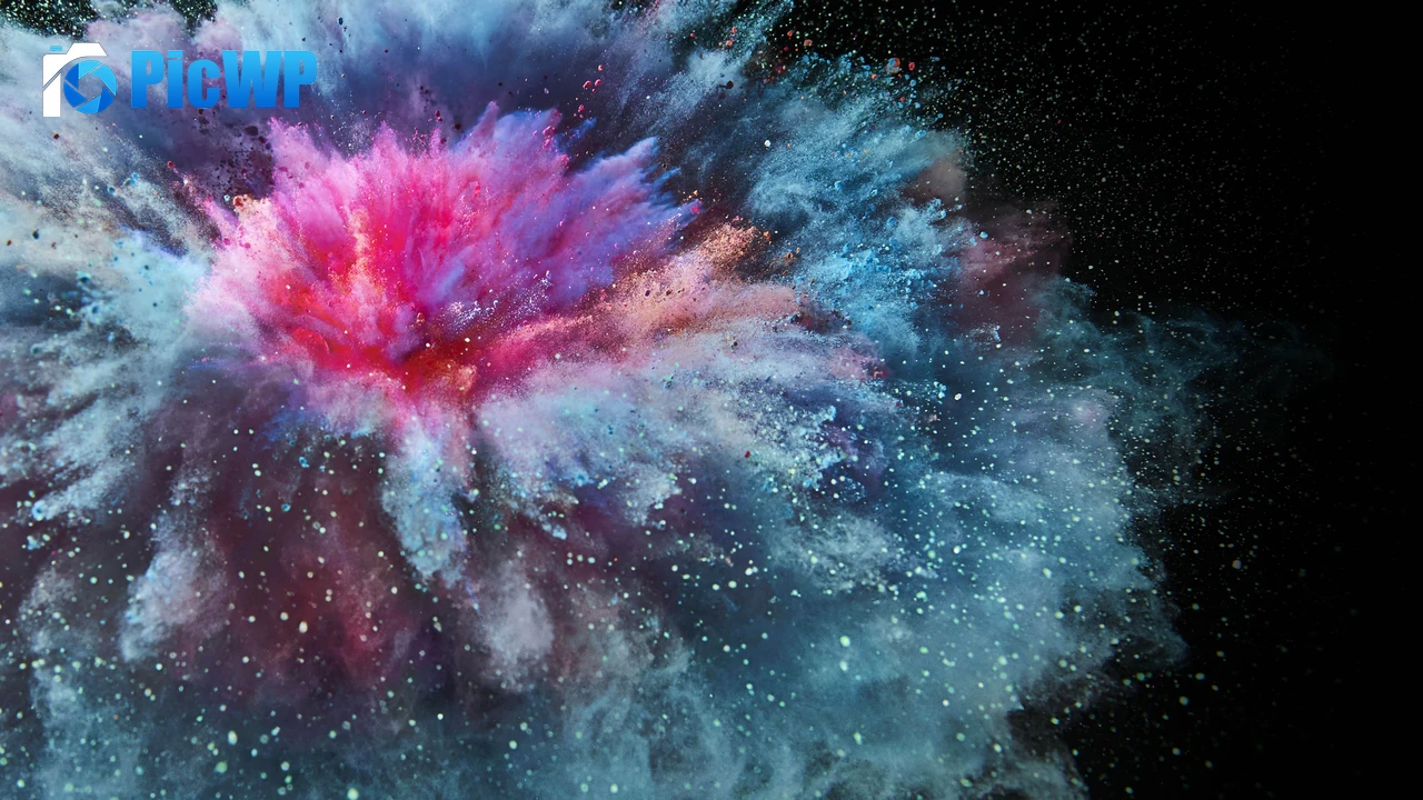 Splash Black background 4K PC Wallpaper