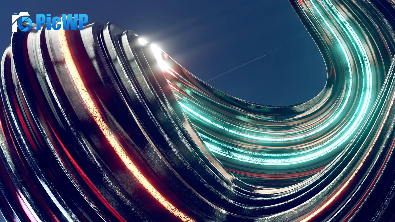 3D Swirls CGI 4K PC Wallpaper