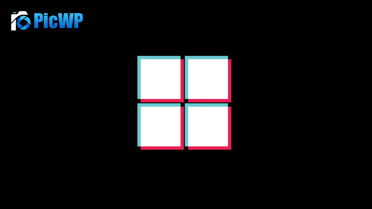 Windows logo TikTok 4K PC Wallpaper
