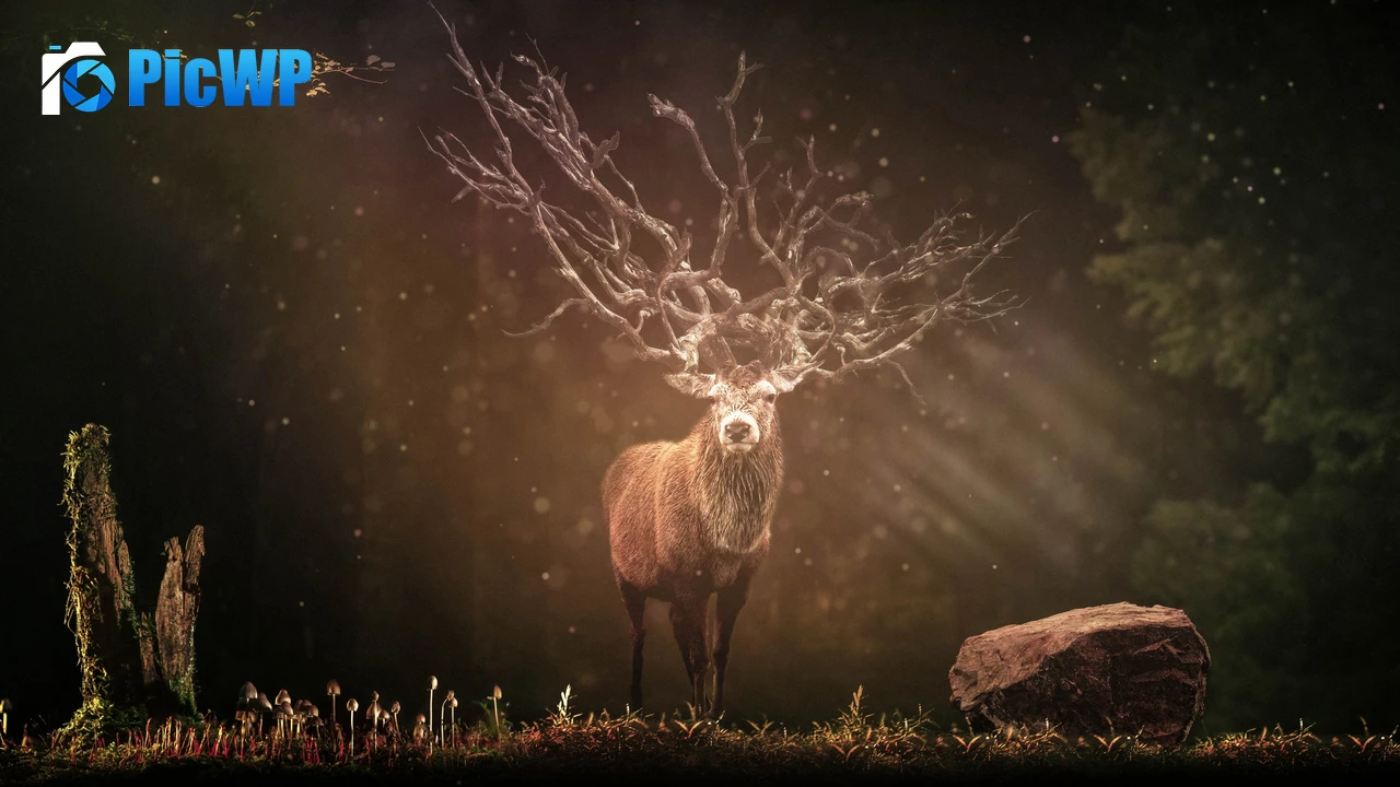Hirsch Deer 4K PC Wallpaper