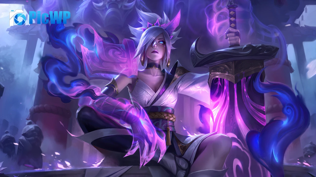 Spirit Blossom Riven League of Legends 4K PC Wallpaper