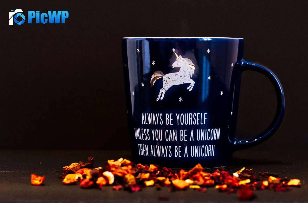 Coffee cup Blue 3K PC Wallpaper
