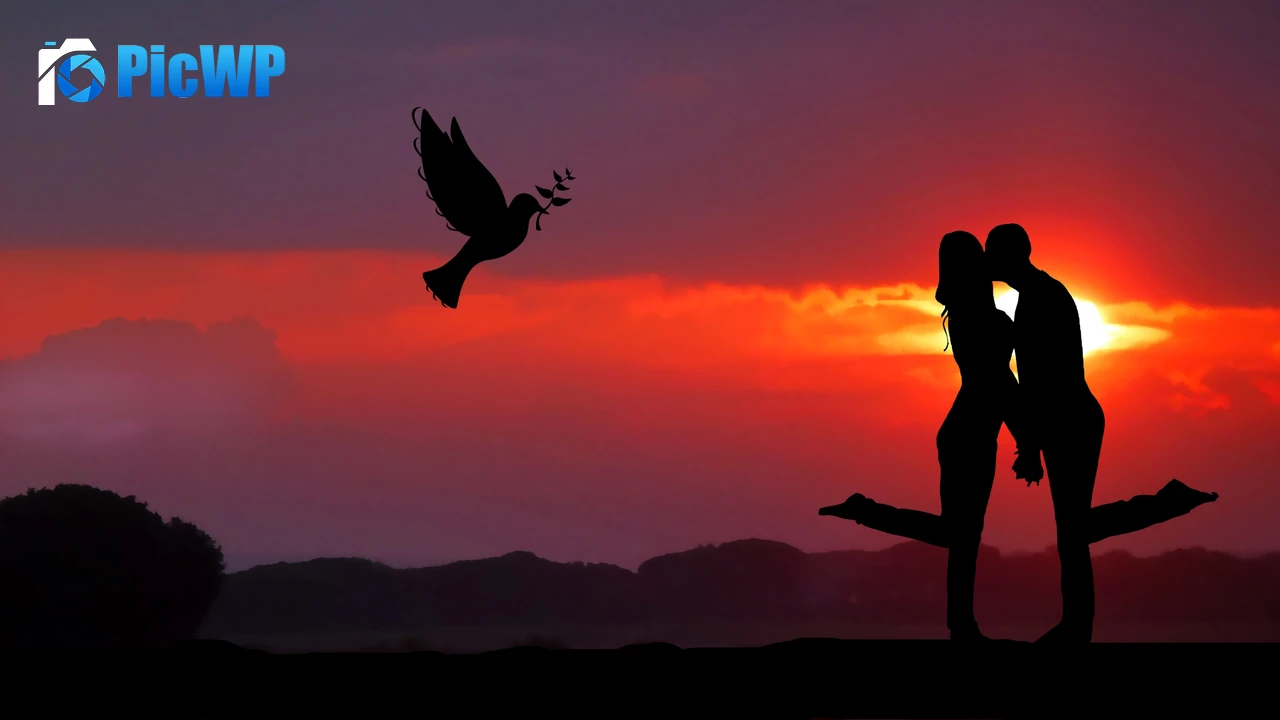 Couple Sunrise 4K PC Wallpaper