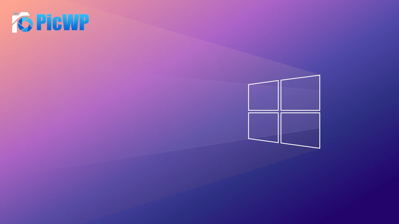 Windows 10 Aesthetic Gradient background 4K PC Wallpaper