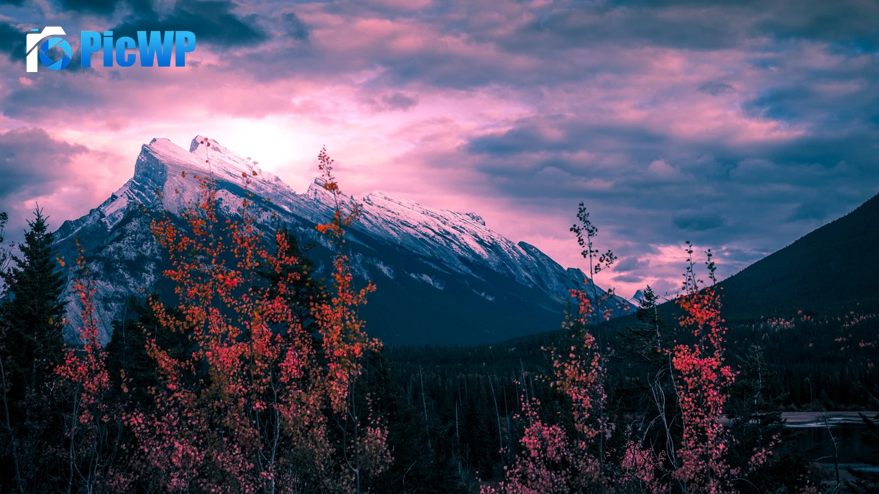 Mount Rundle Canada 4K PC Wallpaper