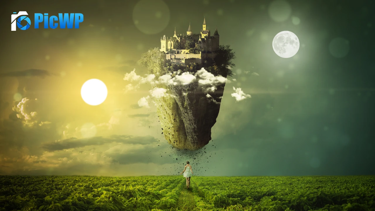 Sun Moon 4K PC Wallpaper