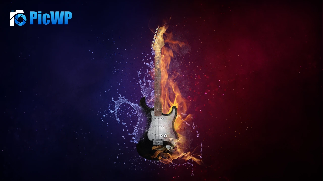 Electric Guitar Instrument 4K PC Wallpaper
