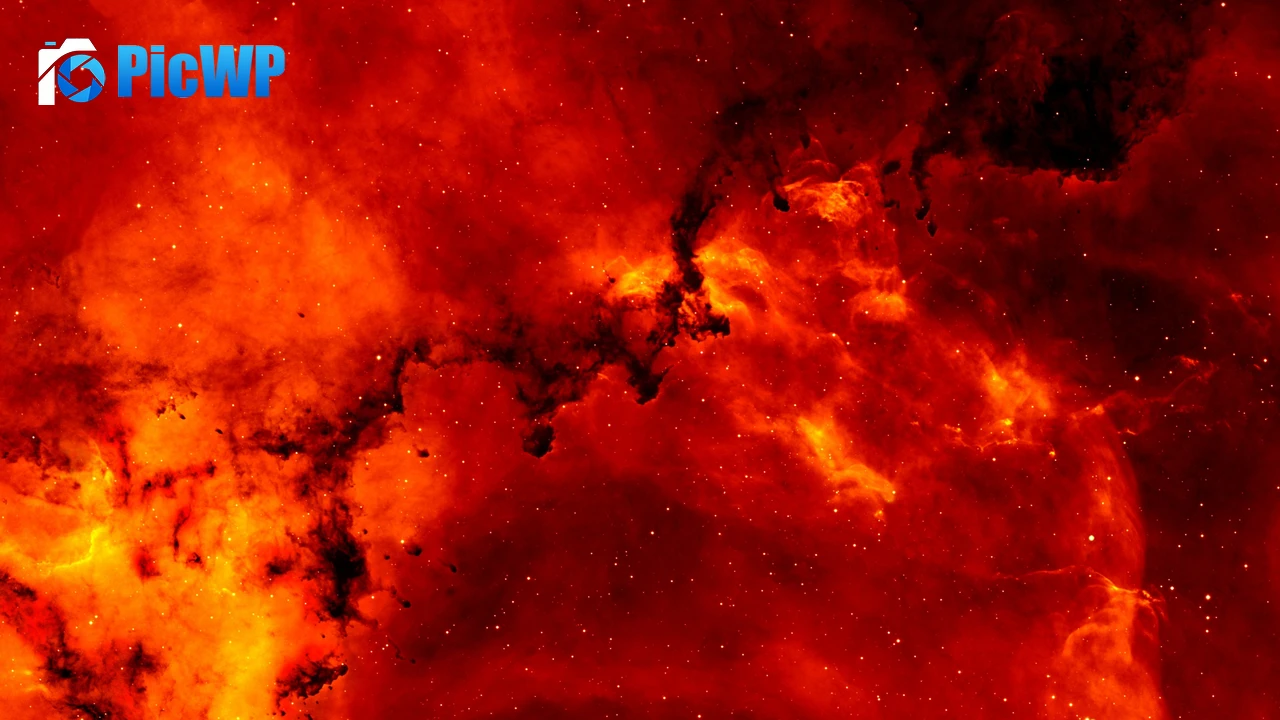 Solar flares Fire 4K PC Wallpaper