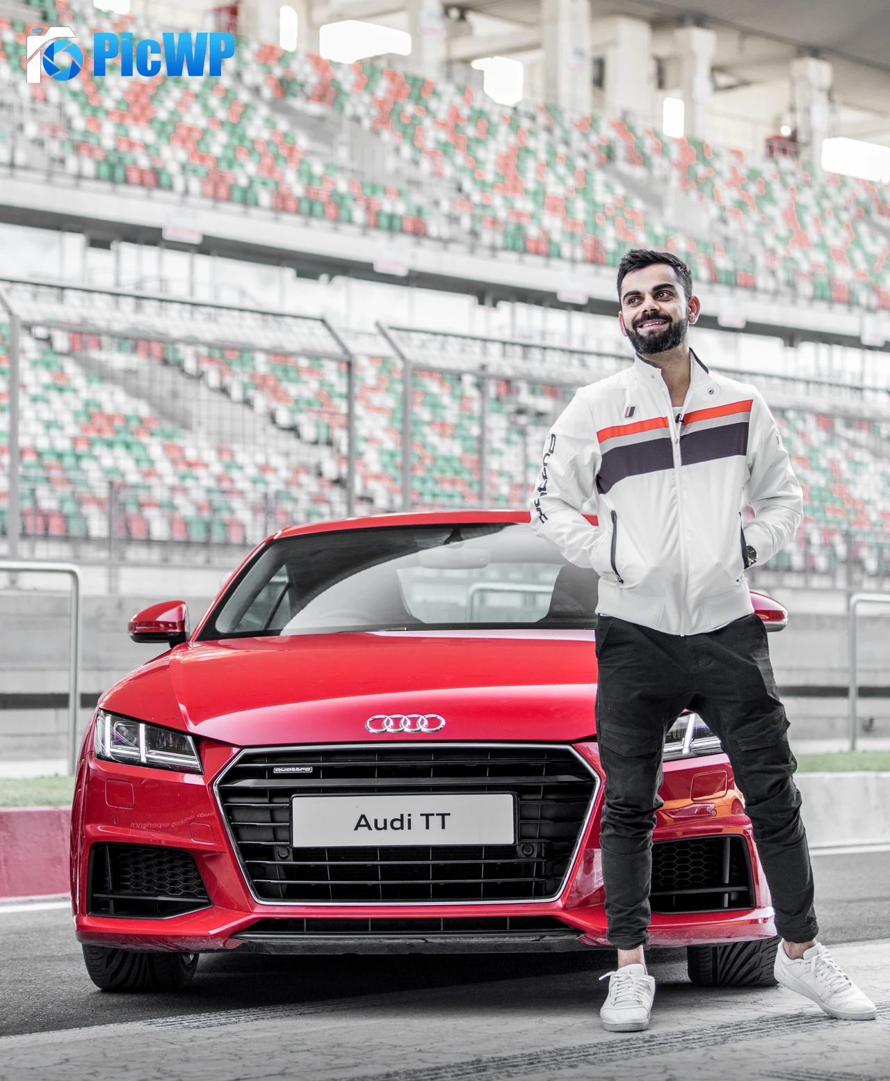 Virat Kohli Audi TT 5K Mobile Wallpaper