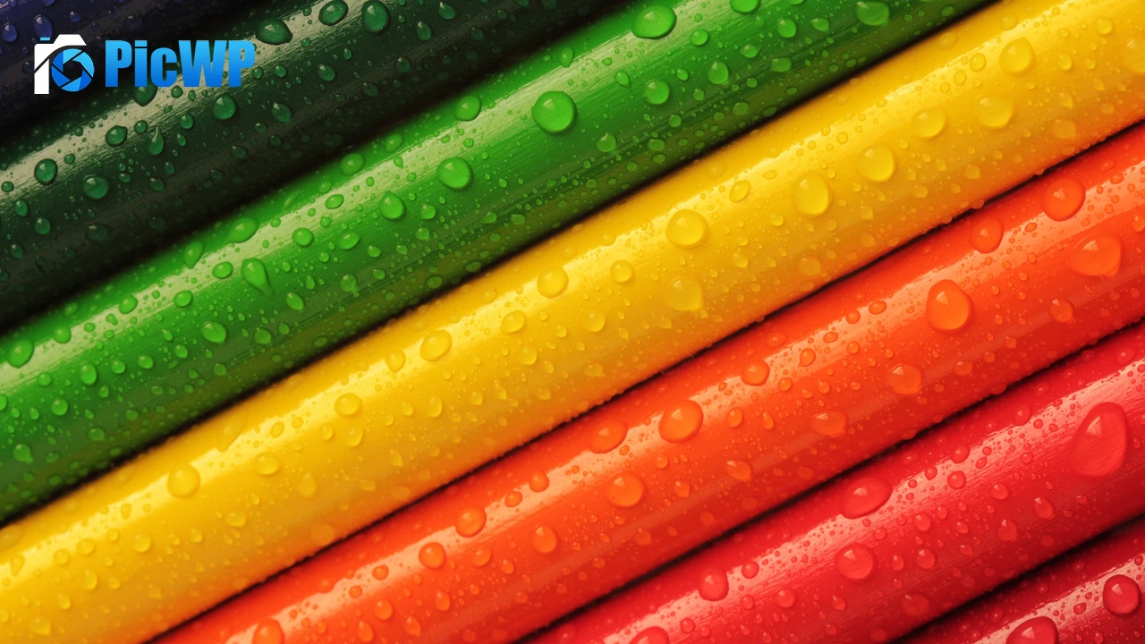 Crayons Pencils 4K PC Wallpaper