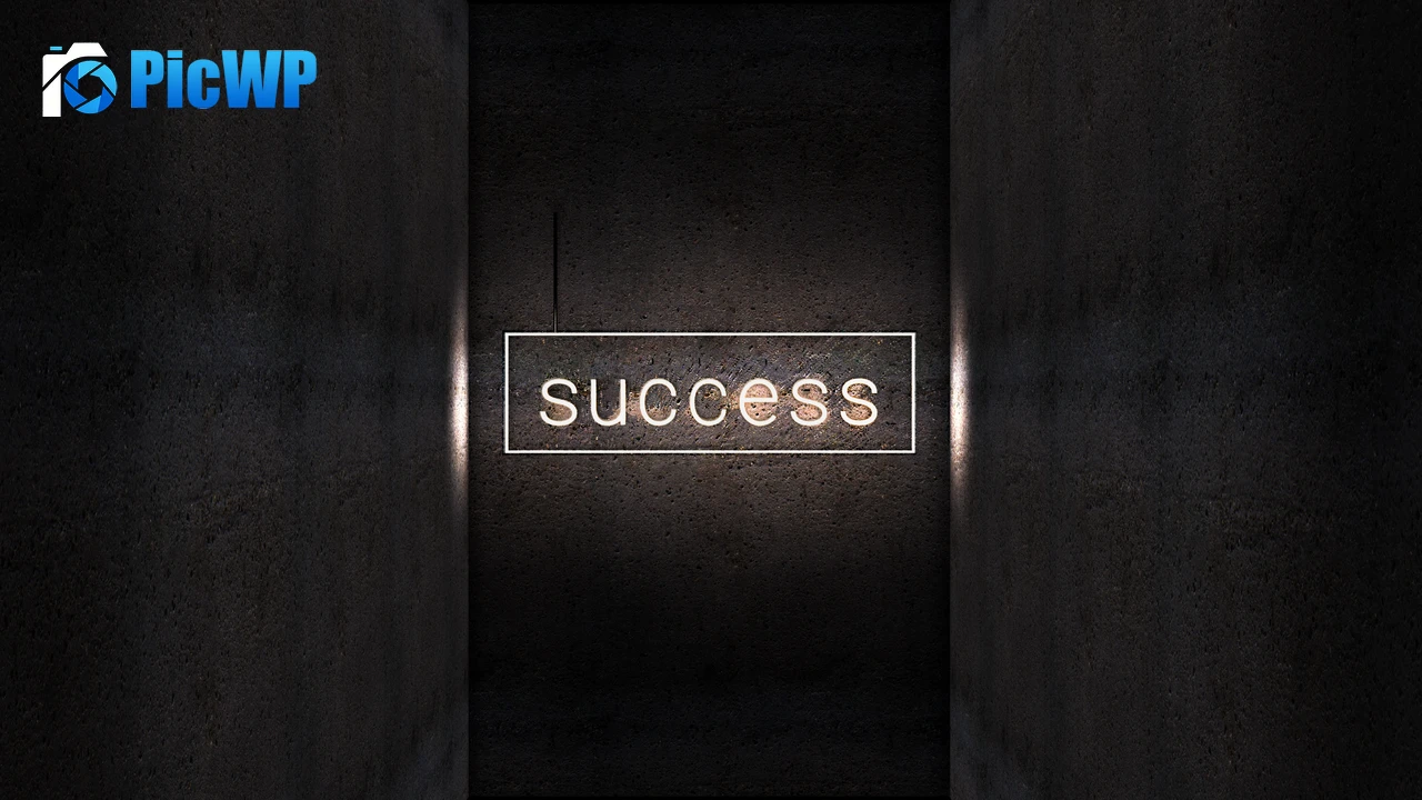 Success Dark background 4K PC Wallpaper