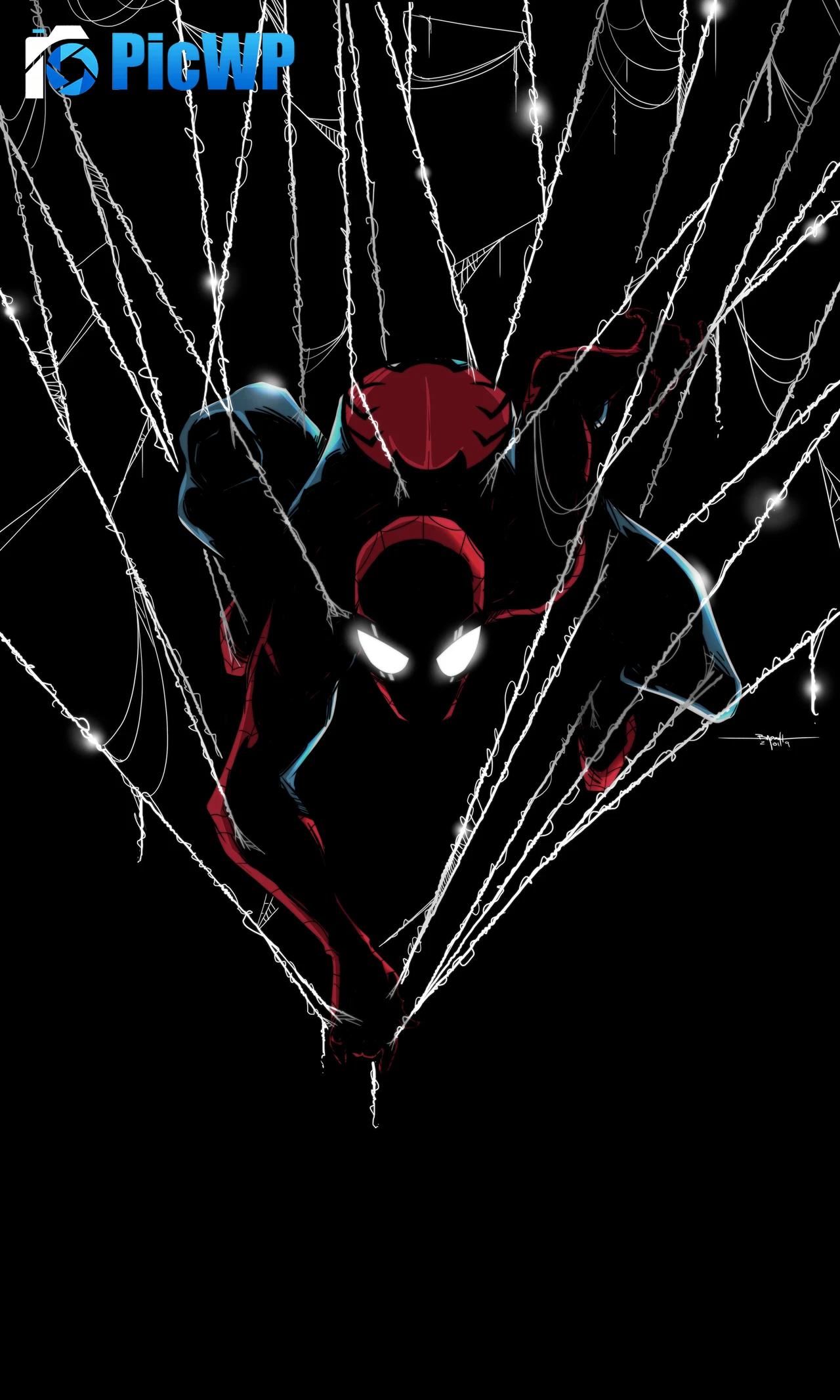 Spider-Man Dark 6K Mobile Wallpaper
