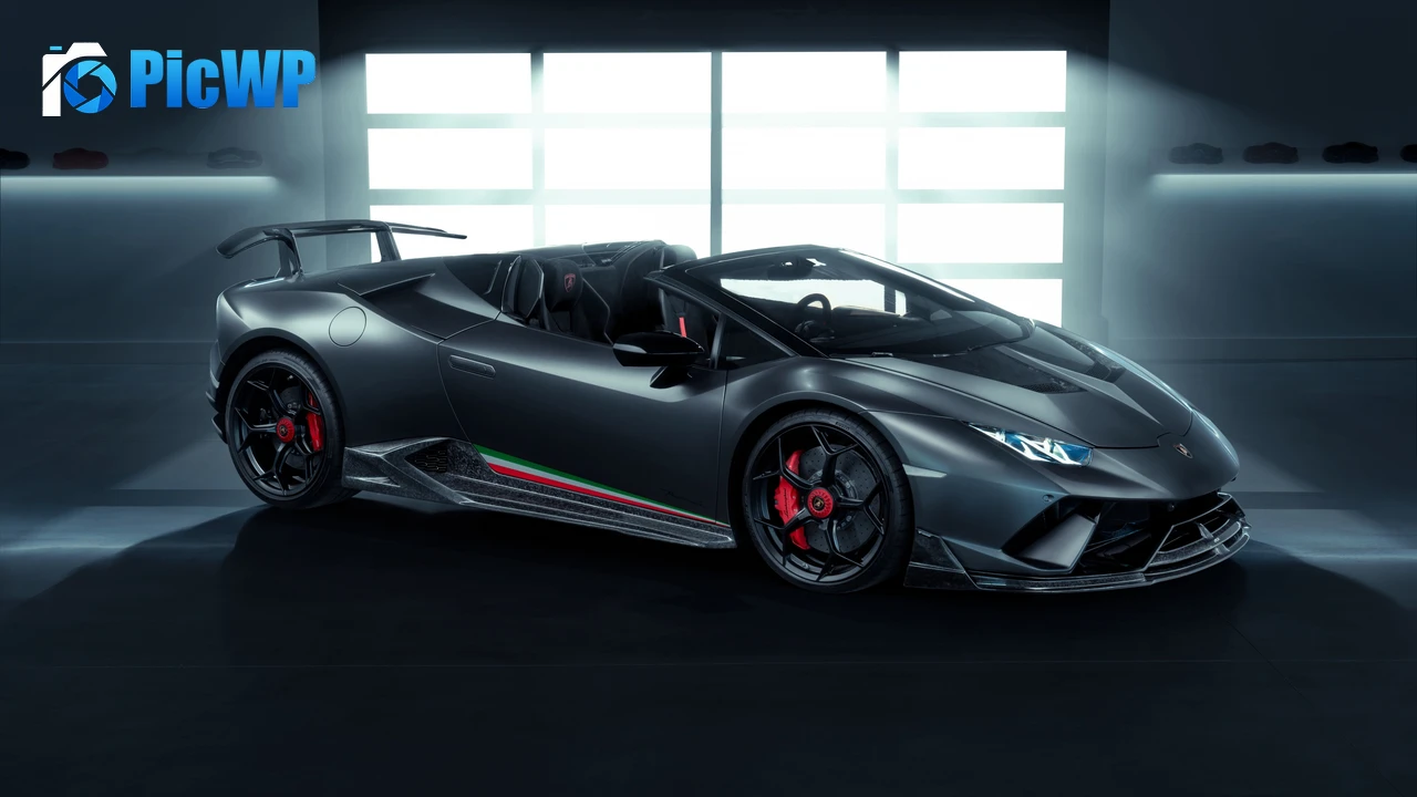 Lamborghini Huracan Performante Spyder  4K PC Wallpaper