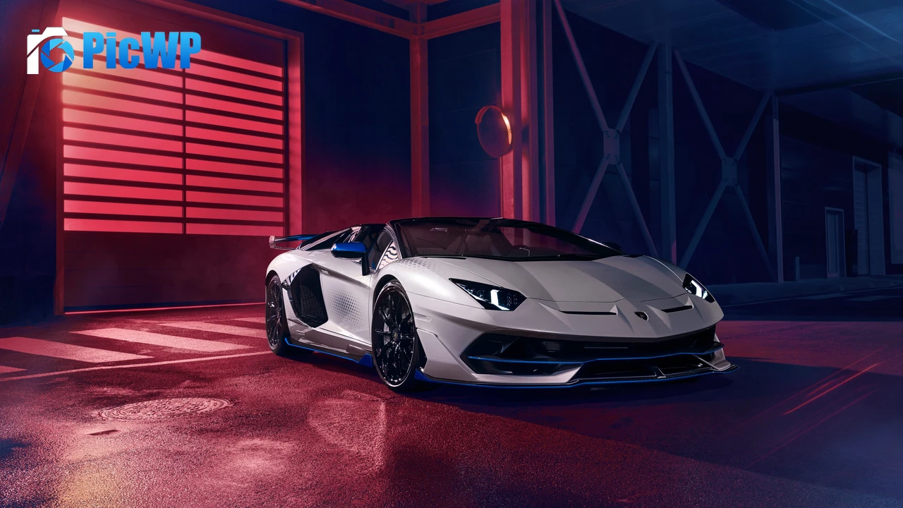 Lamborghini Aventador SVJ Roadster 4K PC Wallpaper