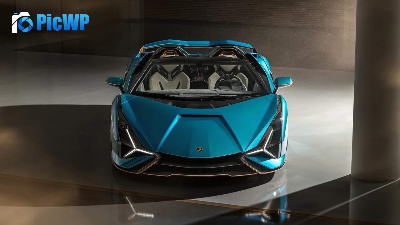 Lamborghini Sián Roadster 4K PC Wallpaper