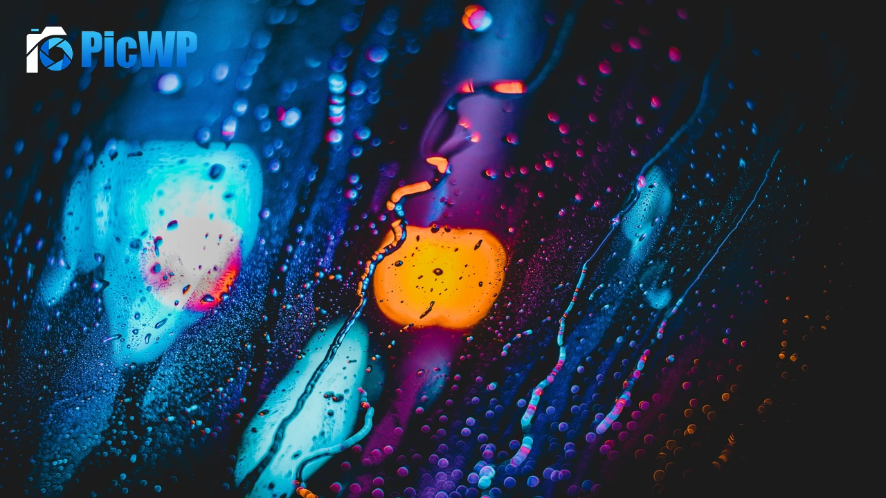 Rain Lights 4K PC Wallpaper
