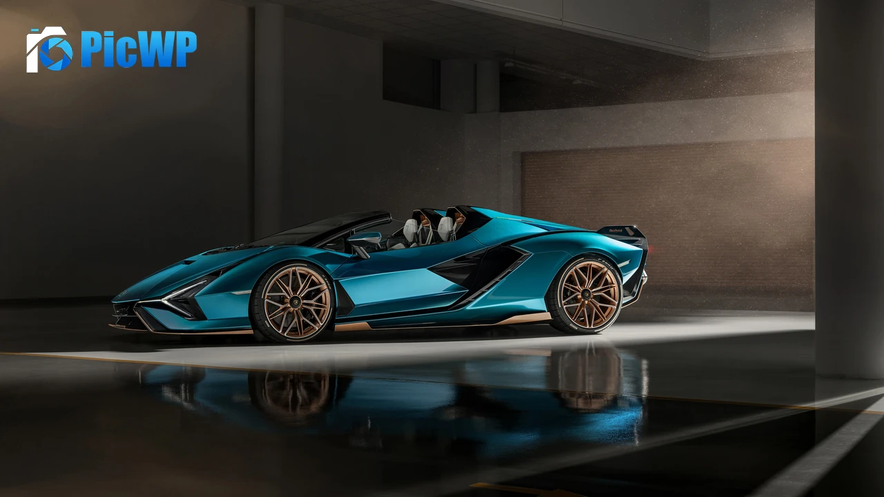 Lamborghini Sián Roadster Sports cars 4K PC Wallpaper