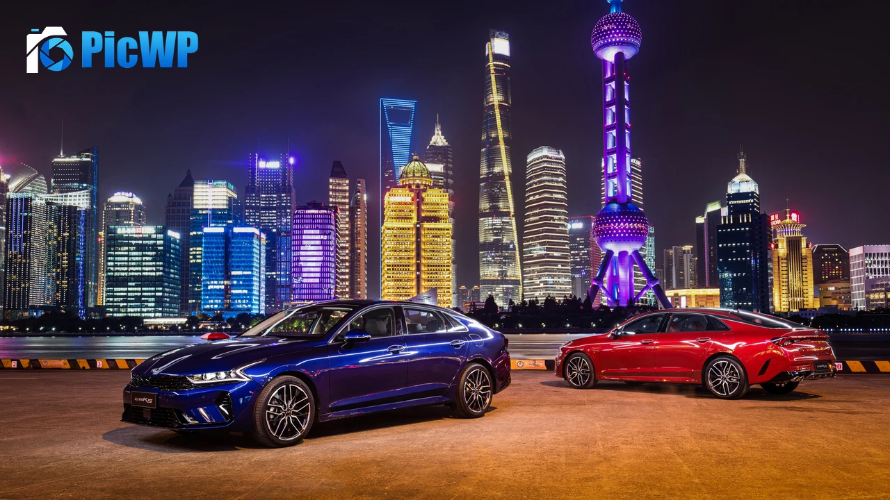 Kia K5 GT-Line Shanghai 4K PC Wallpaper