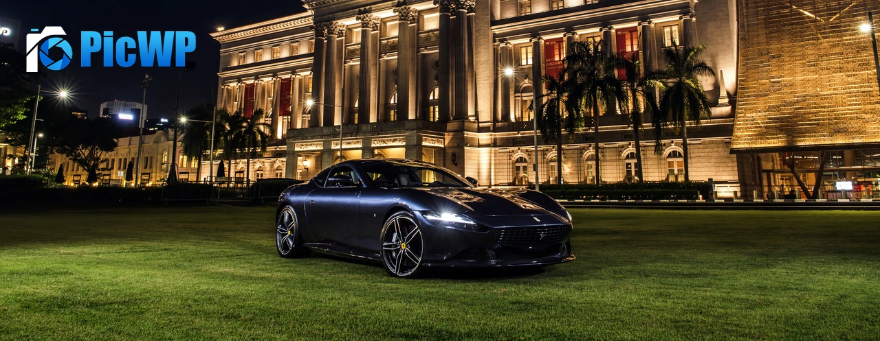 Ferrari Roma 6K Wide Wallpaper