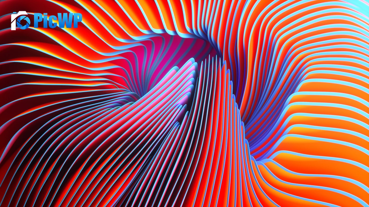 Twirls Illusion 4K PC Wallpaper