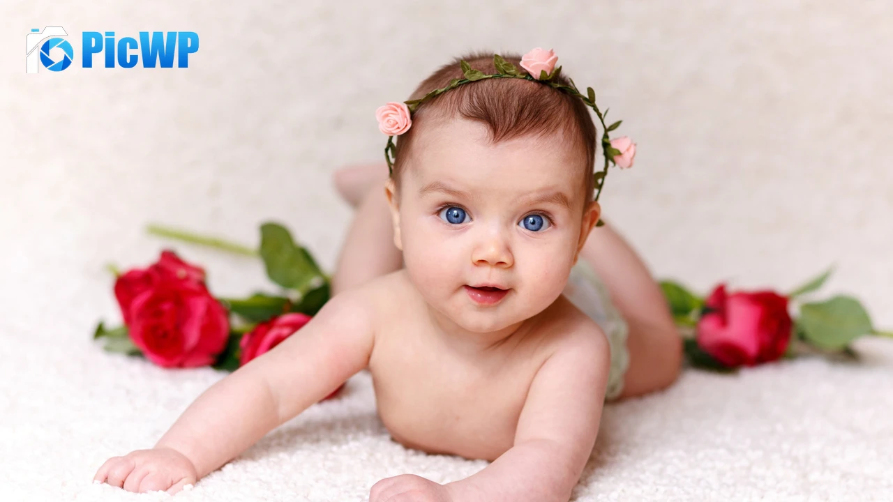 Cute Baby Rose flowers 4K PC Wallpaper