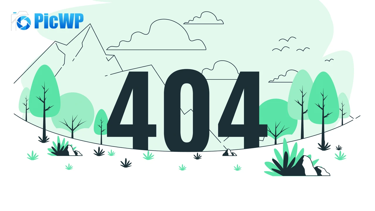 404 Error Minimalist 4K PC Wallpaper