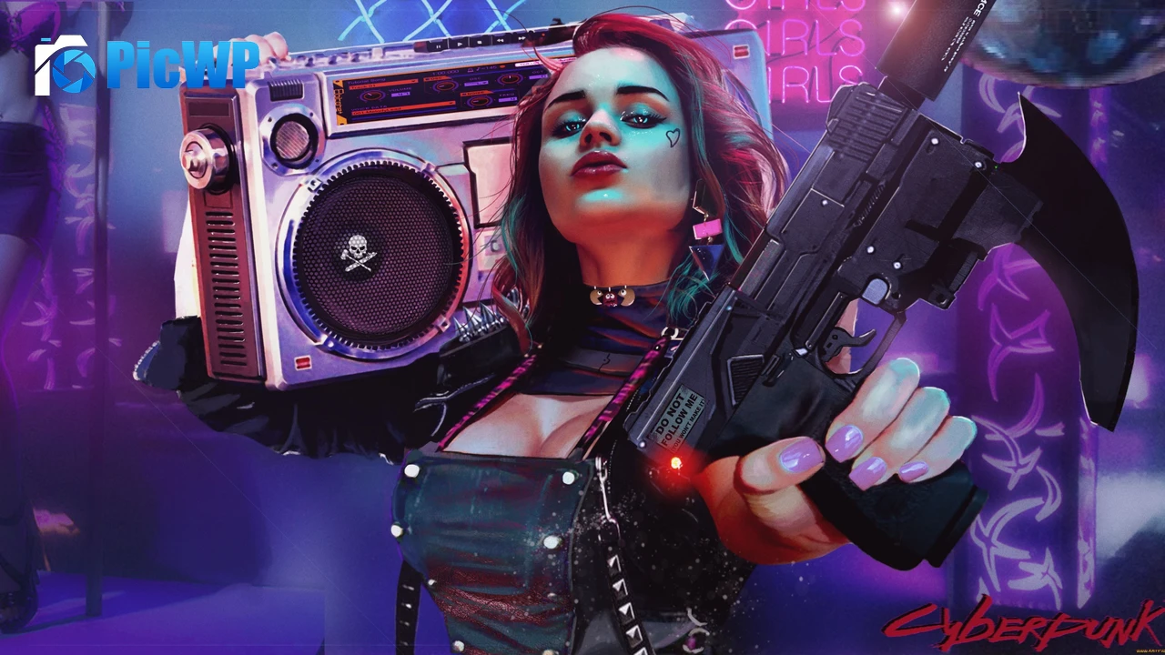 Cyberpunk girl 2020 Games 4K PC Wallpaper