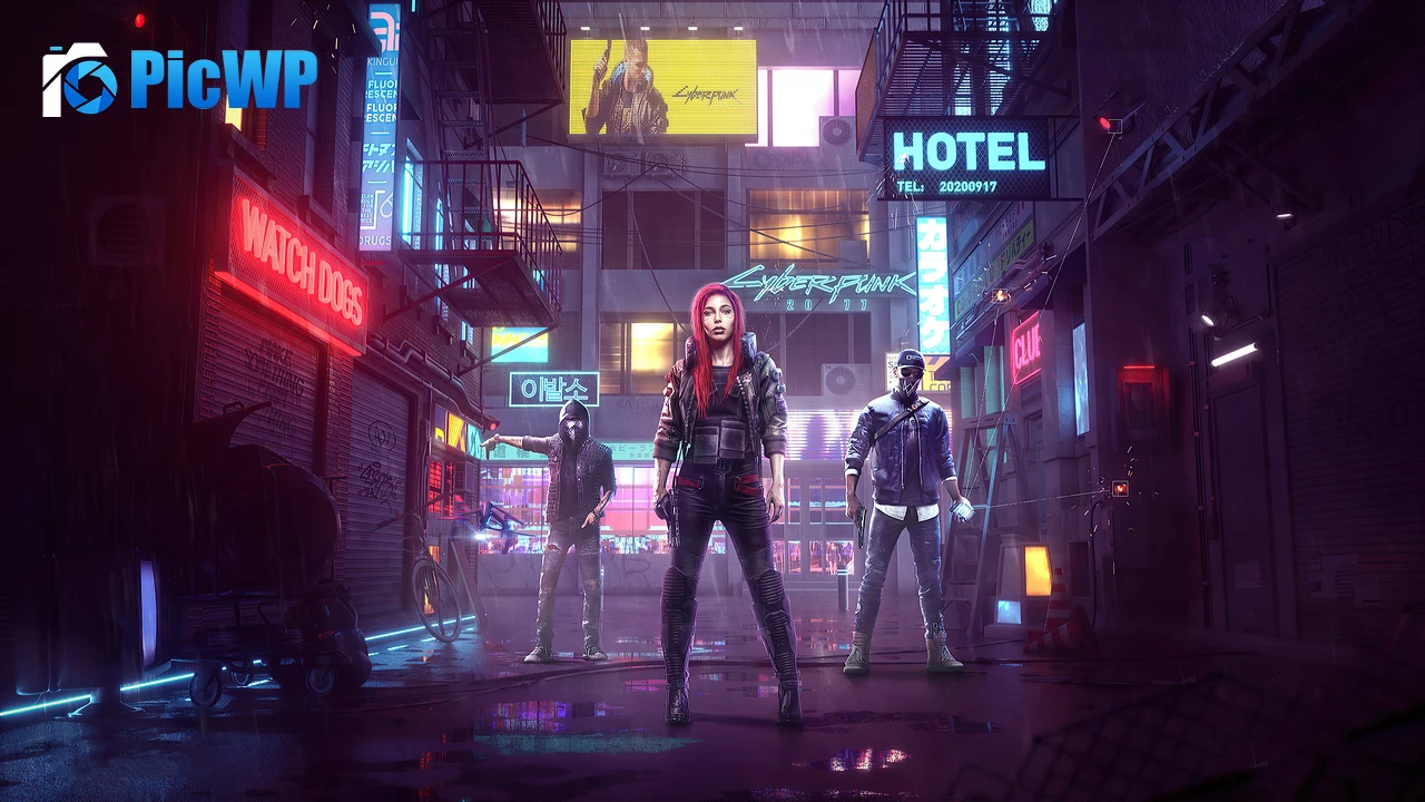 Cyberpunk 2077 Watch Dogs 4K PC Wallpaper