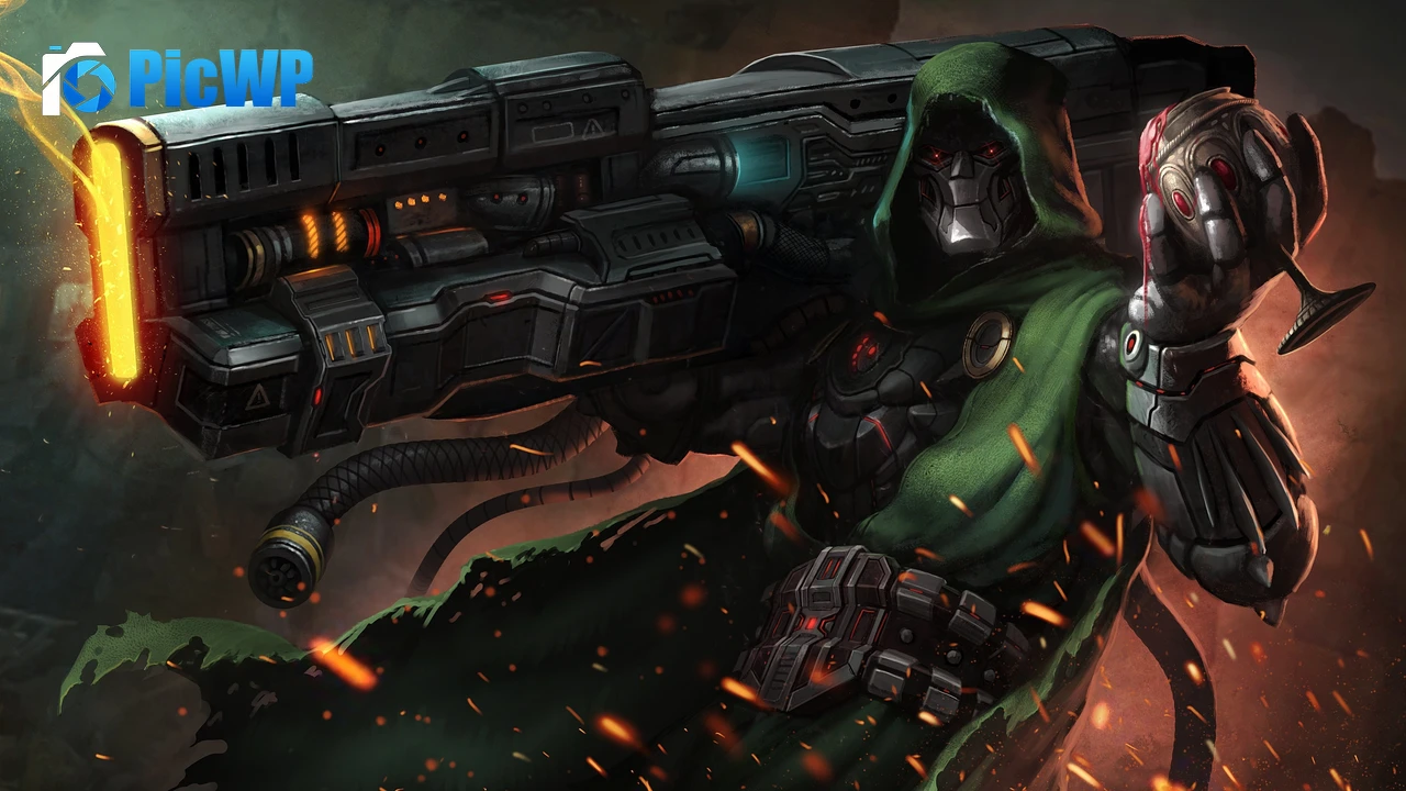 Doctor Doom Dope 4K PC Wallpaper