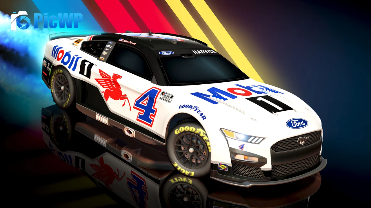 Rocket League NASCAR Race Car 4K PC Wallpaper