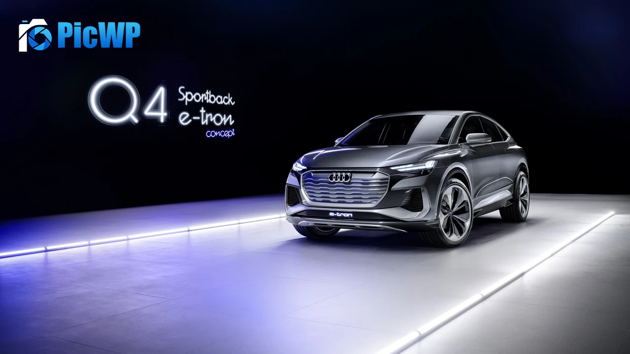 Audi Q4 Sportback e-tron Electric SUV 4K PC Wallpaper