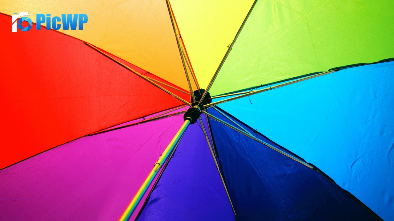 Umbrella Colorful 4K PC Wallpaper