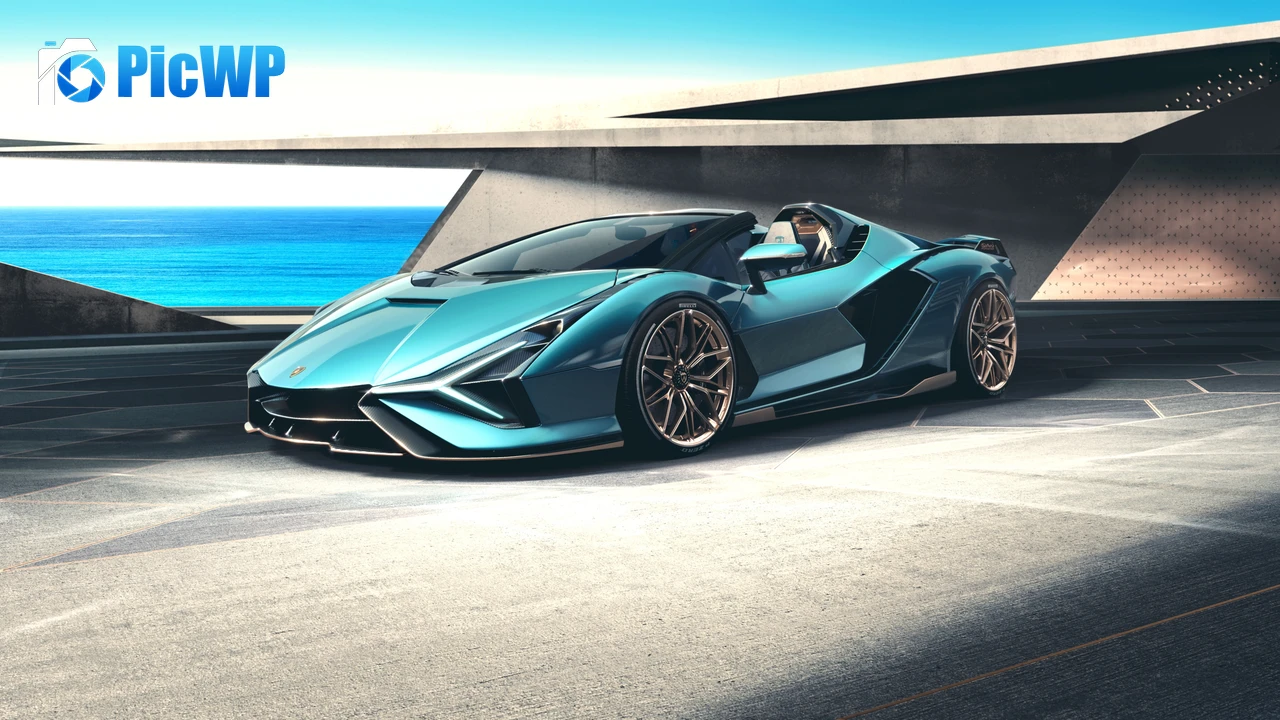 Lamborghini Sián Roadster 4K PC Wallpaper
