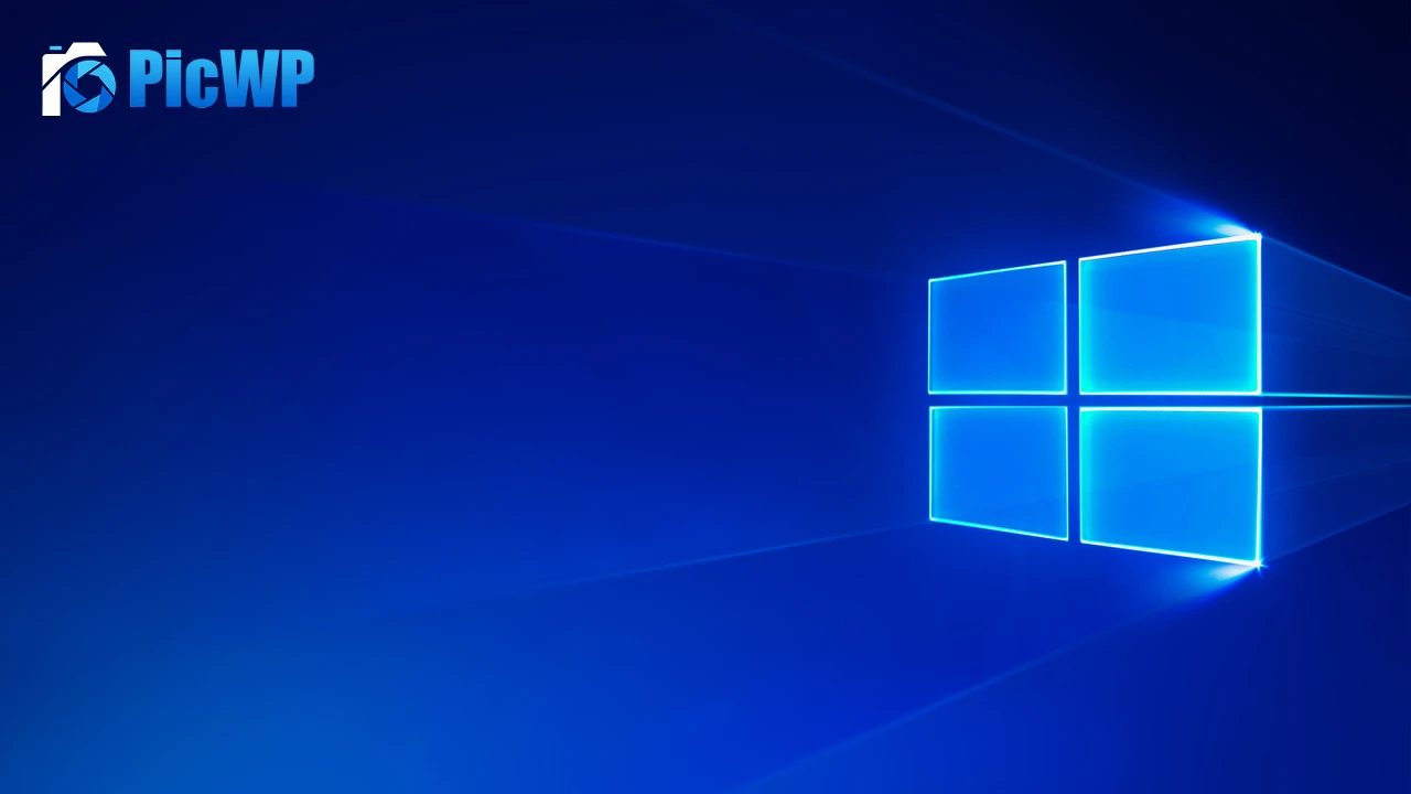 Windows 10 Blue aesthetic 4K PC Wallpaper
