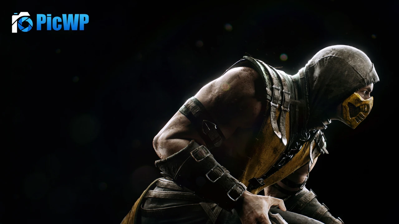 Scorpion Mortal Kombat X 4K PC Wallpaper