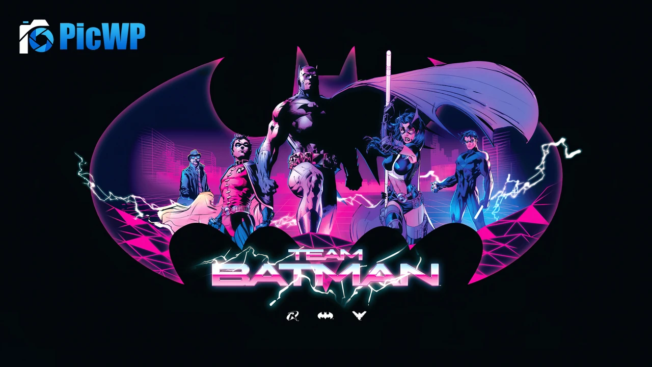 Team Batman DC Comics 4K PC Wallpaper