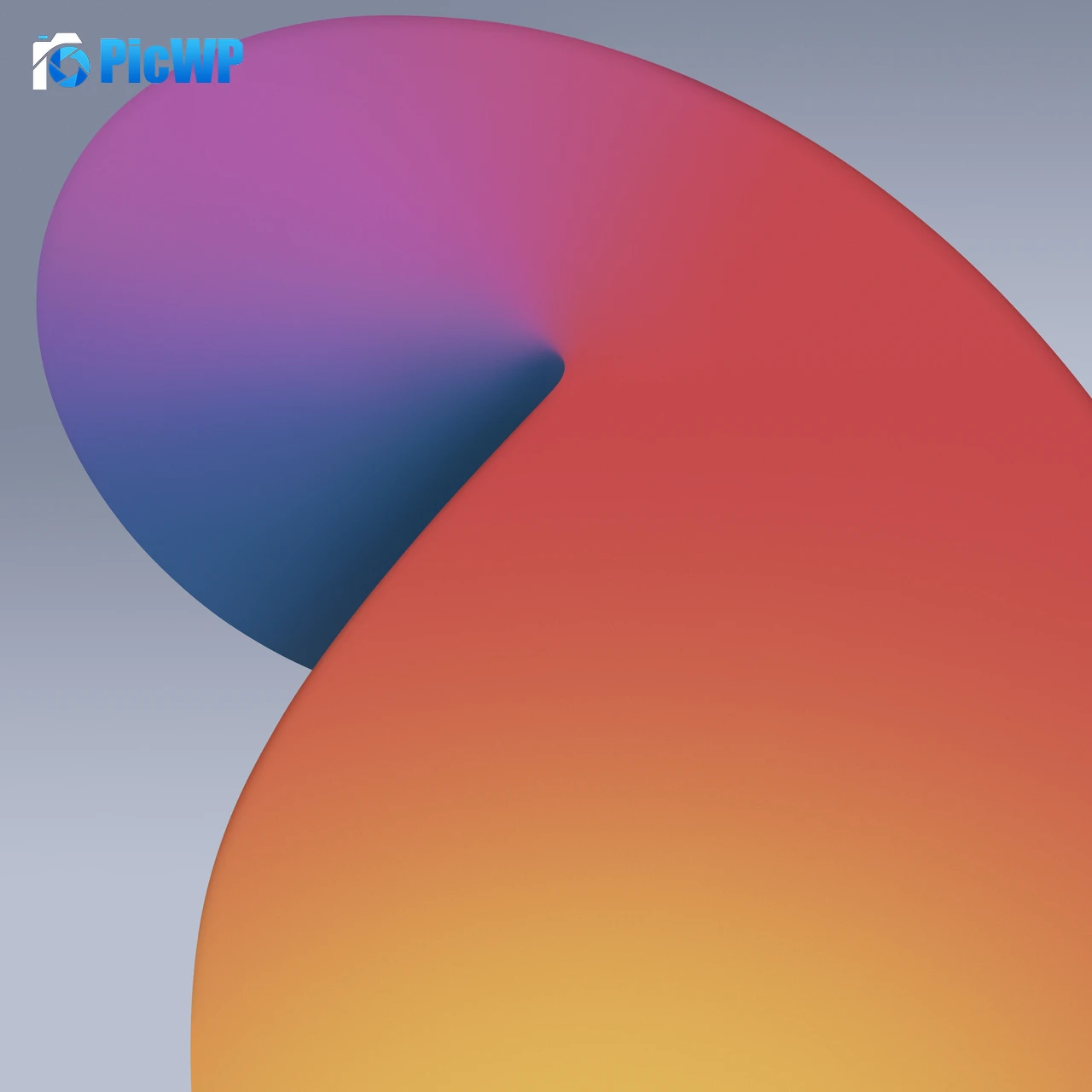 iPadOS Colorful 4K Fold Wallpaper