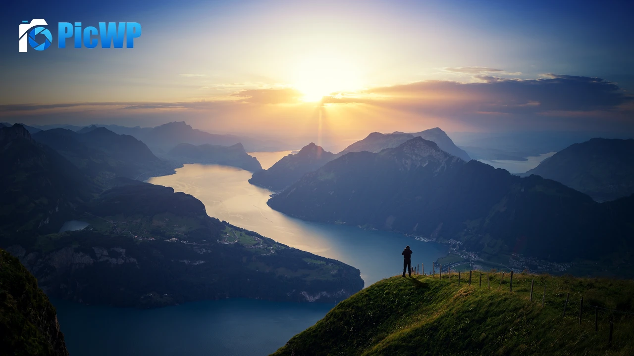 Lake Lucerne Landscape 4K PC Wallpaper