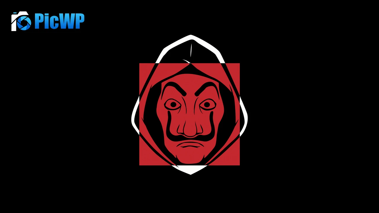 Dali Mask Minimalist 4K PC Wallpaper