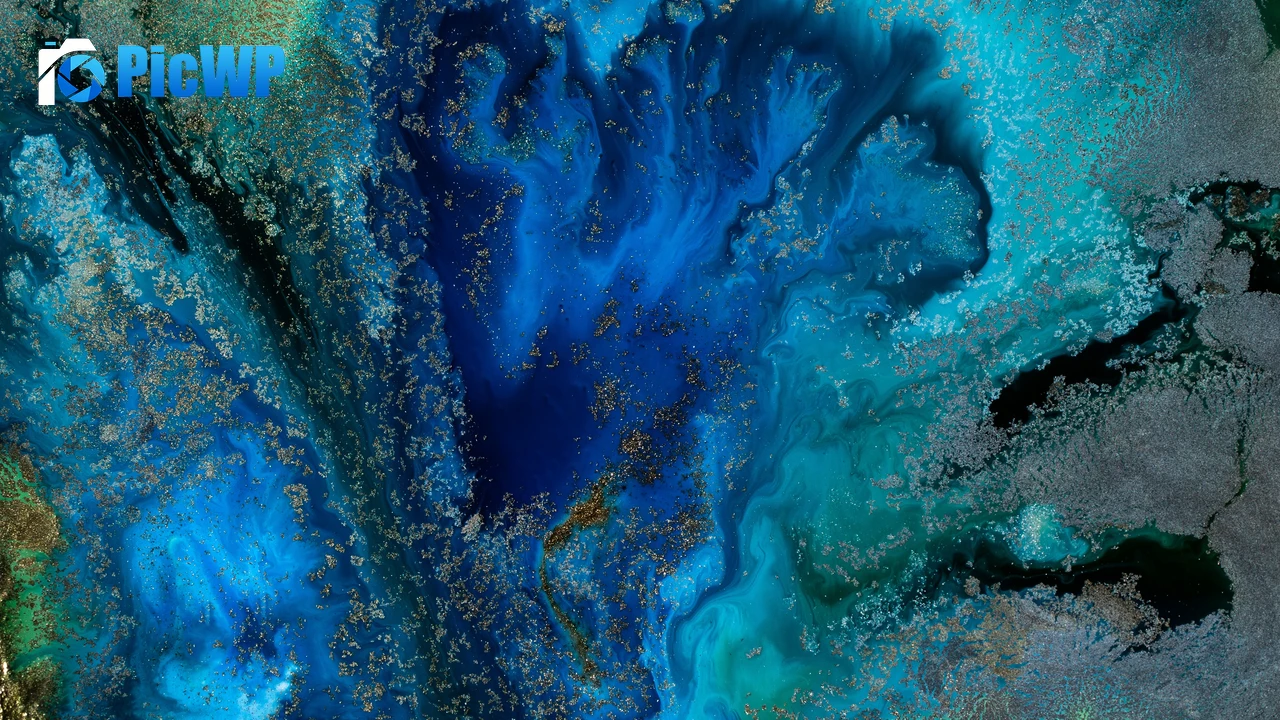 Liquid art Ink art 4K PC Wallpaper