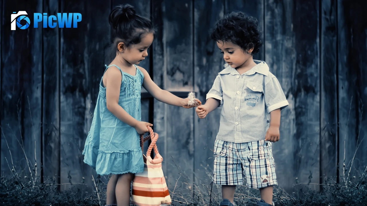 Cute Girl Cute boy 4K PC Wallpaper
