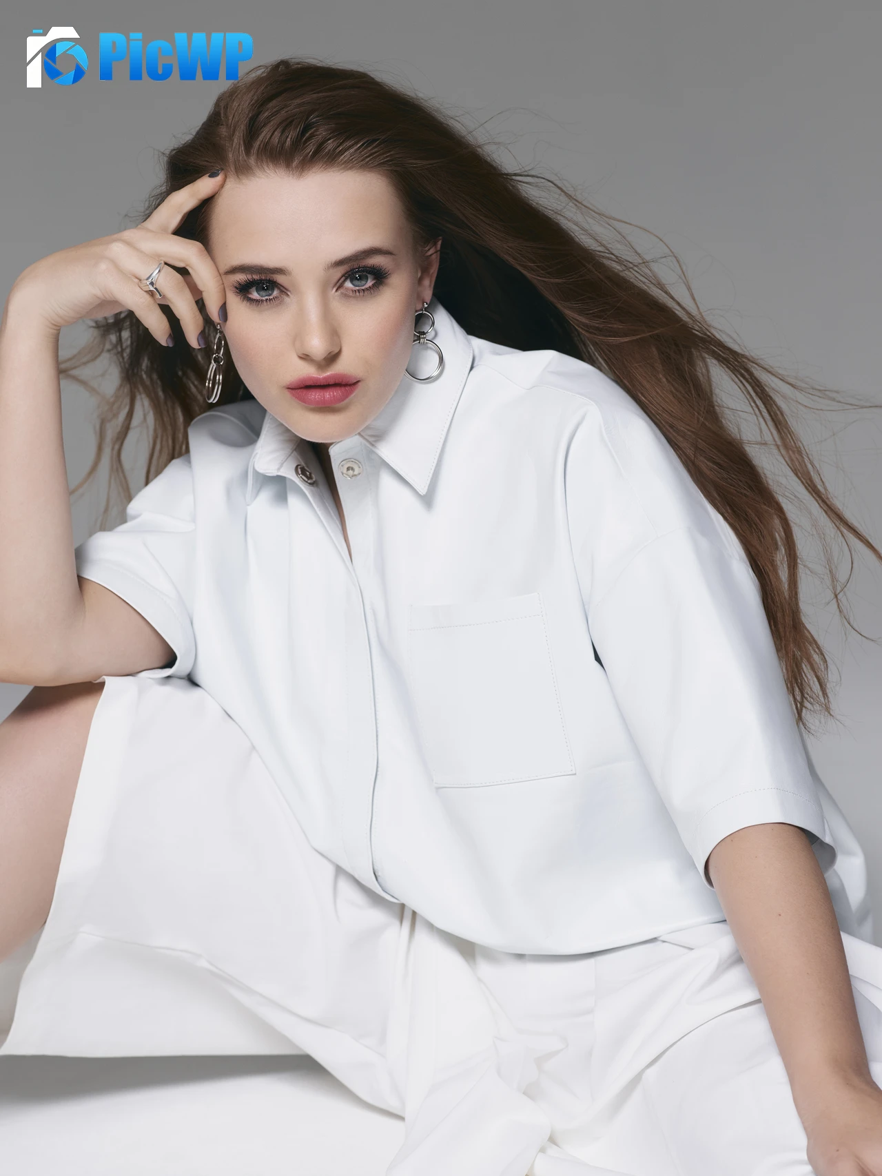 Katherine Langford Portrait 5K Mobile Wallpaper