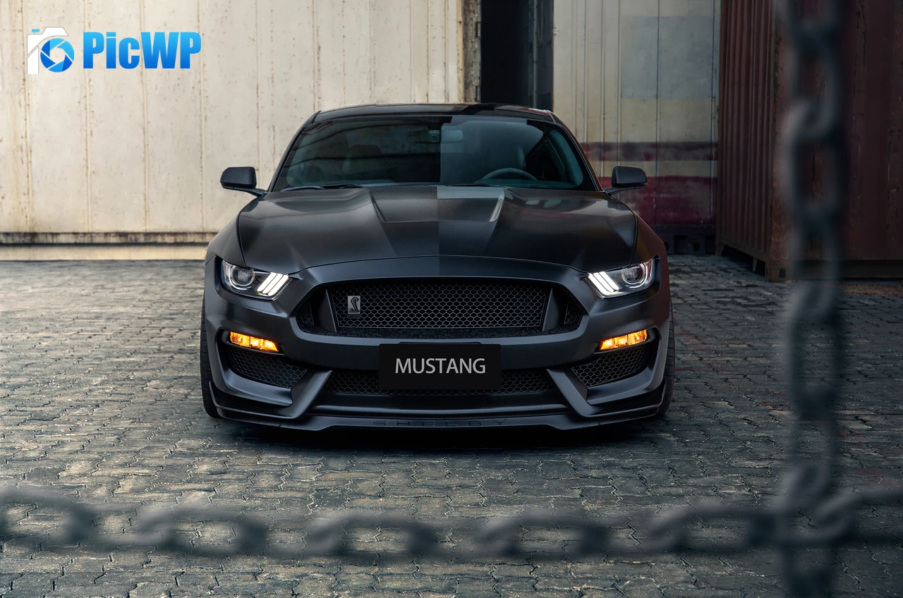 Ford Mustang Shelby GT350 Black 3K PC Wallpaper