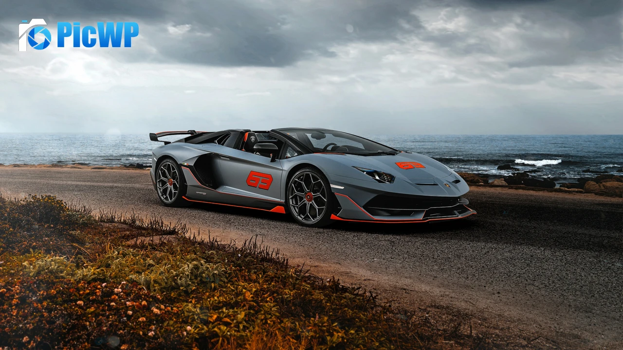 Lamborghini Aventador SVJ 63 Roadster 2020 4K PC Wallpaper