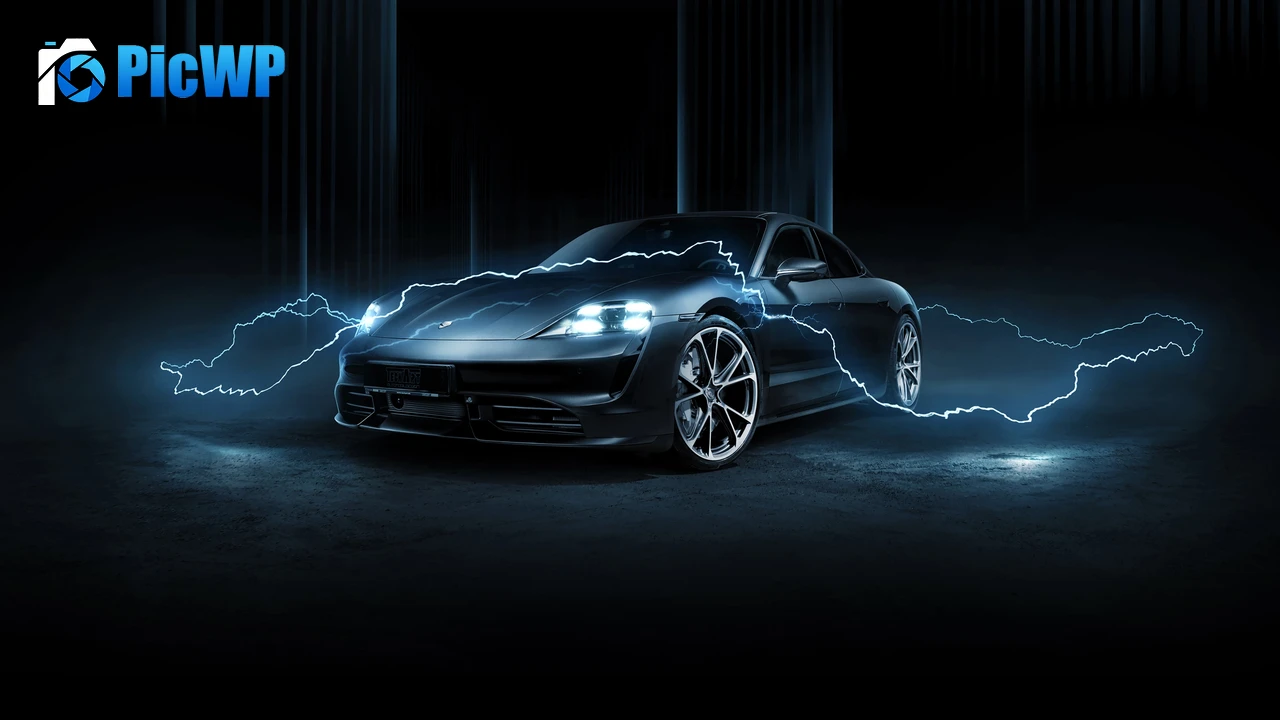 TechArt Porsche Taycan Turbo 4K PC Wallpaper