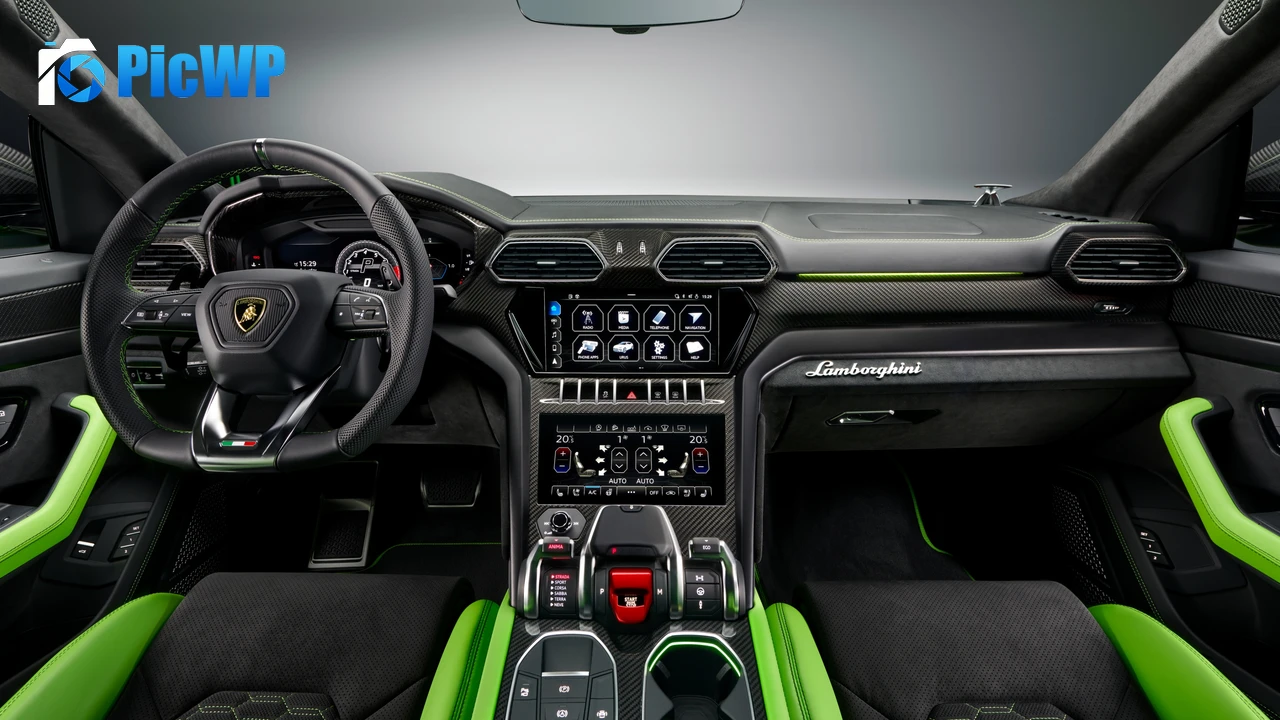 Lamborghini Urus Pearl Capsule Interior 4K PC Wallpaper