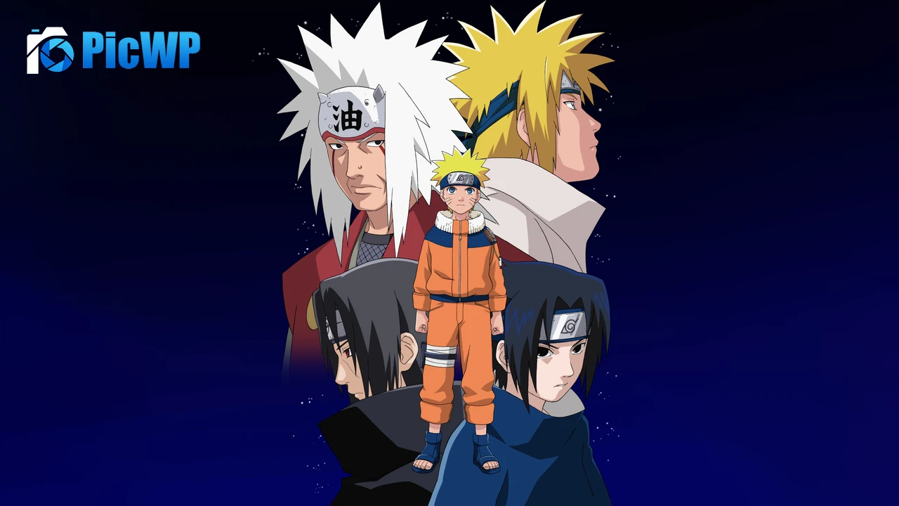 Jiraiya Minato Namikaze 4K PC Wallpaper