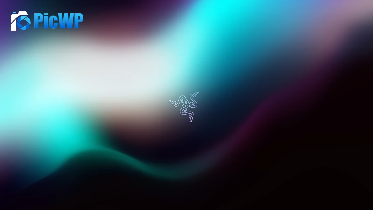 Gradient background Razer 4K PC Wallpaper